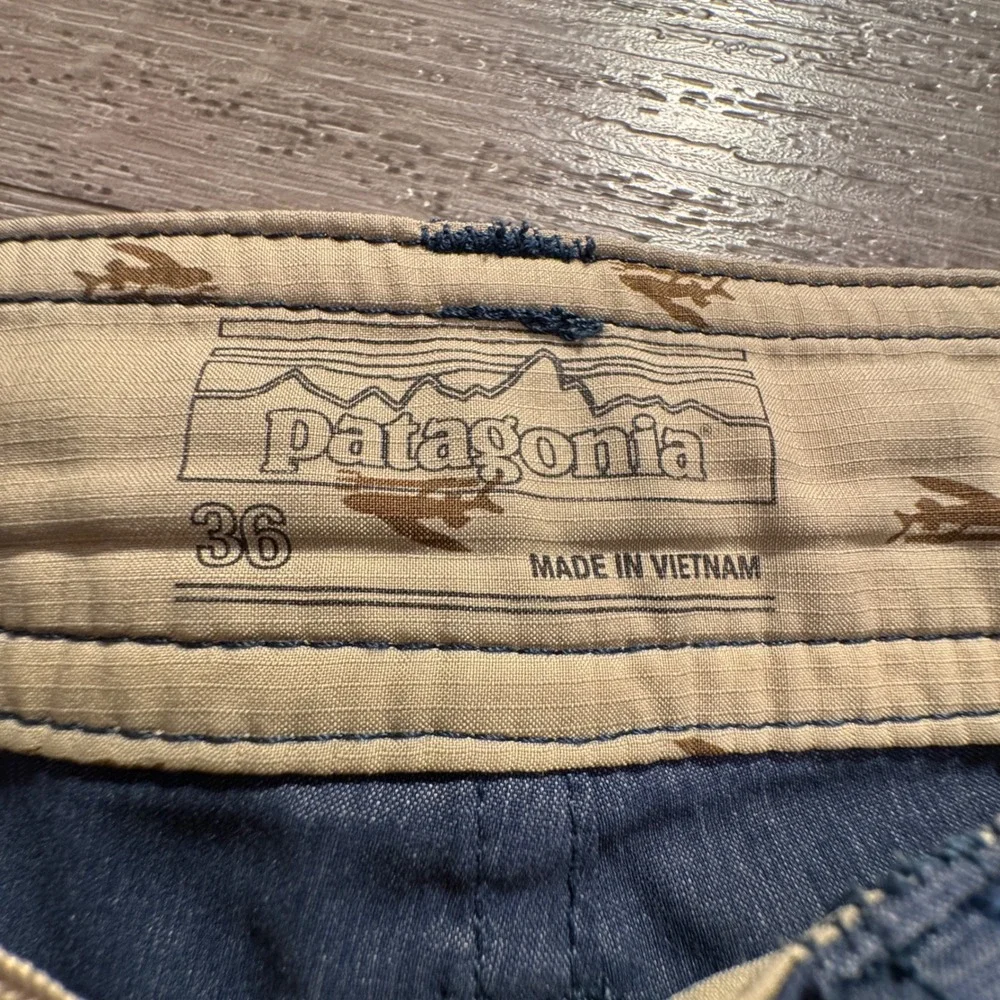 Patagonia Shorts Mens 36 Blue Home Water Hybrid Boardshorts Surf Swim Trunks